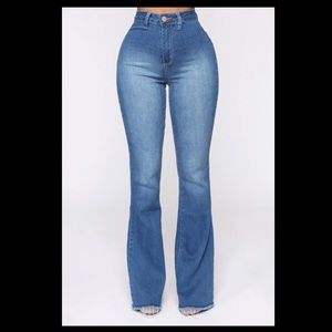 NWT Blue flare jeans